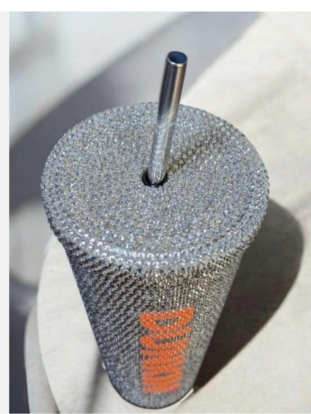 BRAND NEW 2024 Dunkin Donuts Sparkly Studded Tumbler 24oz RARE HARD TO FIND